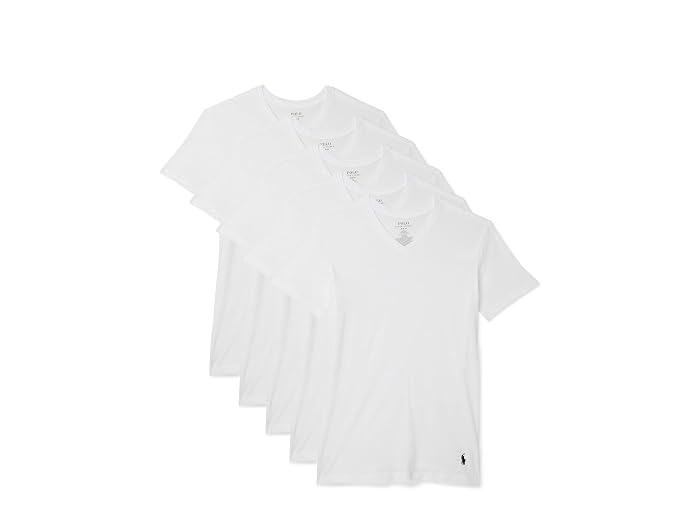 Polo Ralph Lauren 5-Pack Slim Fit V-Necks