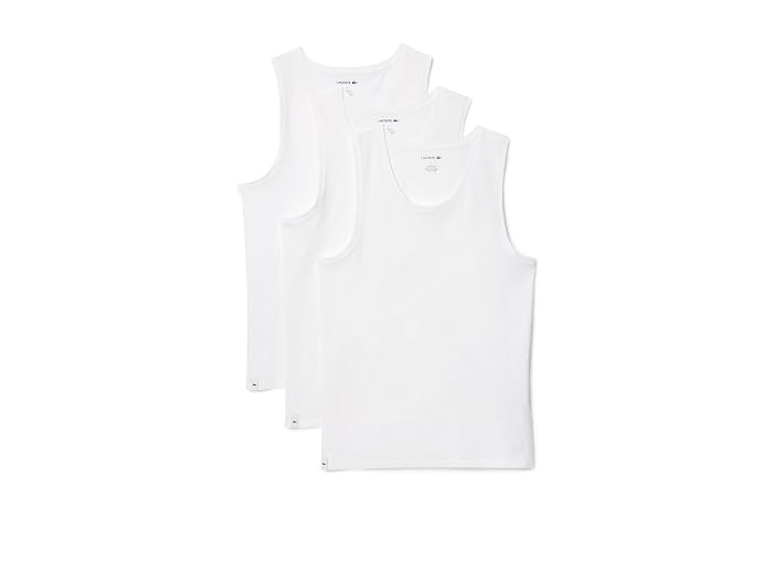 Lacoste 3-Pack Sleeveless Slim Essential T-Shirt