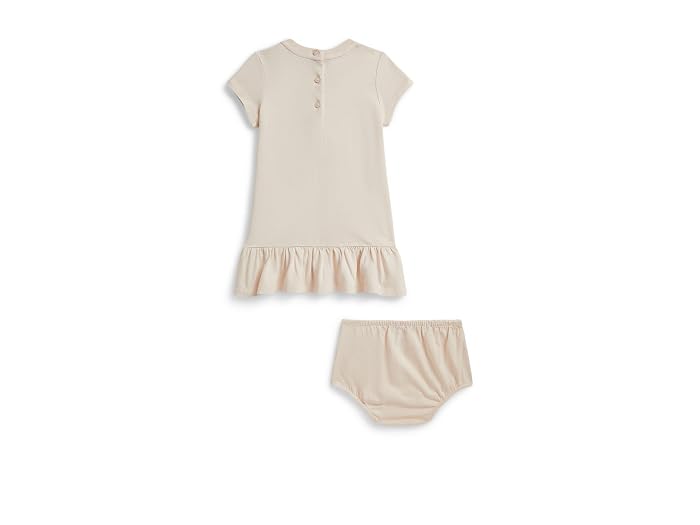 Polo Ralph Lauren Kids Patchwork Bear Cotton Dress & Bloomer (Infant) - Image 2