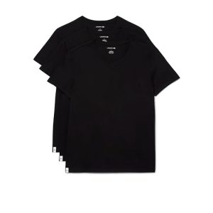 Lacoste 3-Pack V-Neck Regular Fit Essential T-Shirt