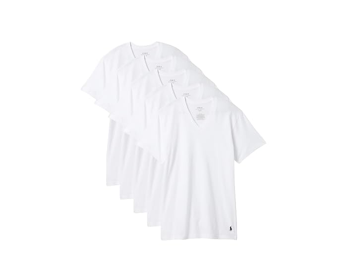 Polo Ralph Lauren 5 Pack Cotton Classic V-Necks - Image 2