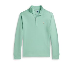 Polo Ralph Lauren Kids Cotton Interlock 1/4 Zip Pullover (Big Kid)