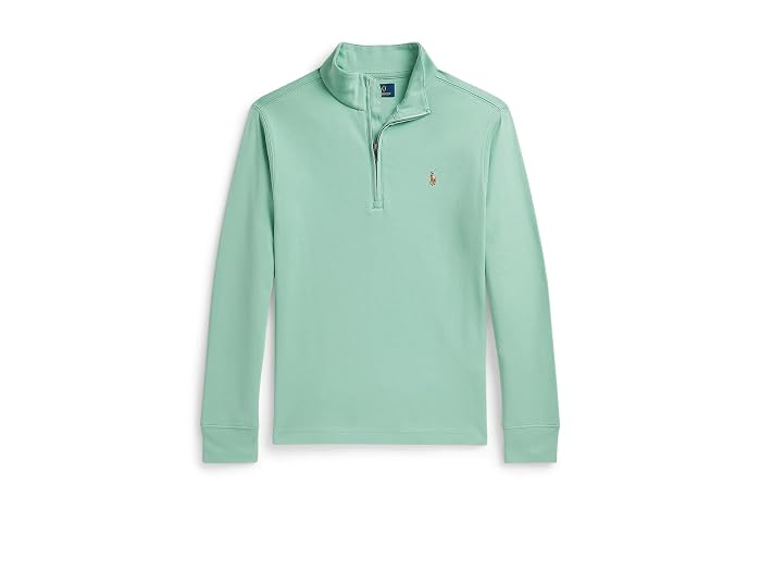 Polo Ralph Lauren Kids Cotton Interlock 1/4 Zip Pullover (Big Kid)
