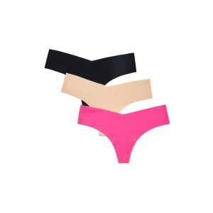 Commando 3 Pack Invisible Rib Thongs