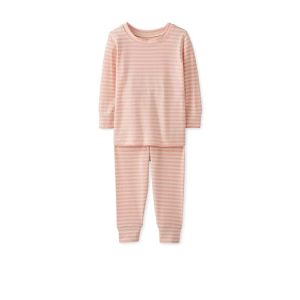 Hanna Andersson Striped Long John Pajama Set in HannaSoft™ (Infant/Toddler/Little Kid/Big Kid)