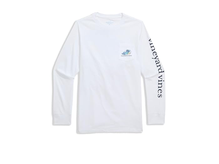 Vineyard Vines Kids Top Dog Long Sleeve Pocket Tee (Toddler/Little Kid/Big Kid)