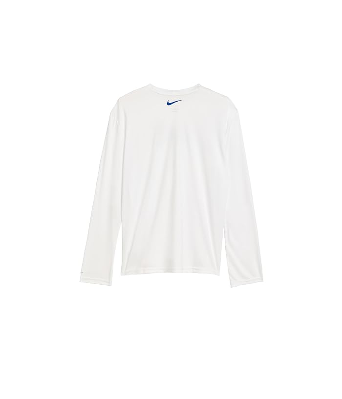 Nike Kids Hydroguard Swoosh Over Dri-Fit UV Long Sleeve Top (Little Kid/Big Kid) - Image 2