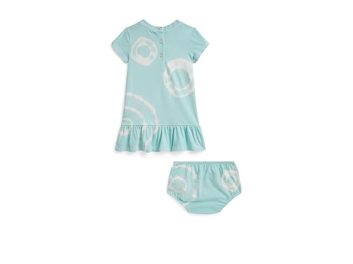 Polo Ralph Lauren Kids Tie-Dye Polo Bear Cotton Dress & Bloomer (Infant) - Image 2