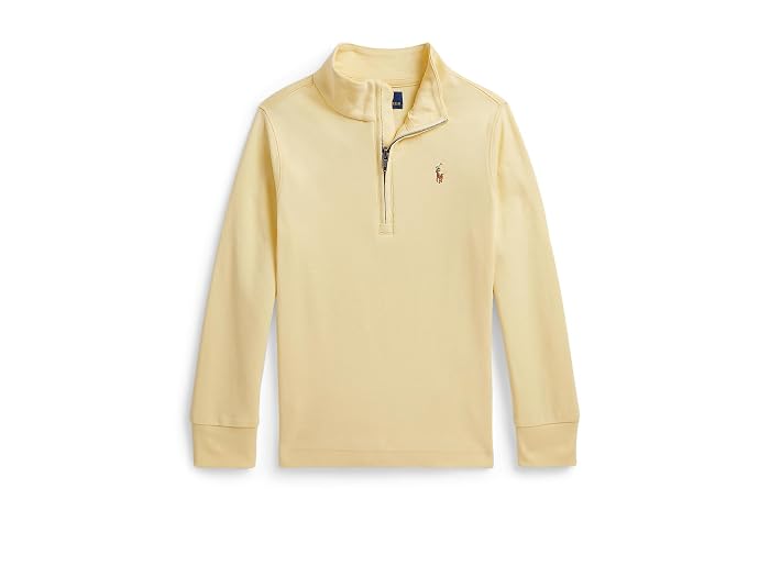 Polo Ralph Lauren Kids Cotton Interlock 1/4 Zip Pullover (Toddler/Little Kid) - Image 4
