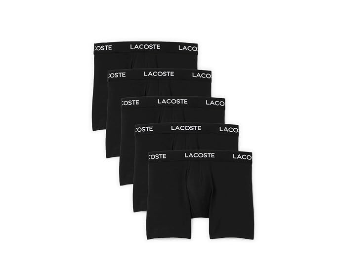 Lacoste 5-Pack Cotton Boxer Briefs - Image 2