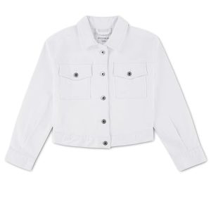 abercrombie kids Colored Twill Cropped Jacket (Big Kids)