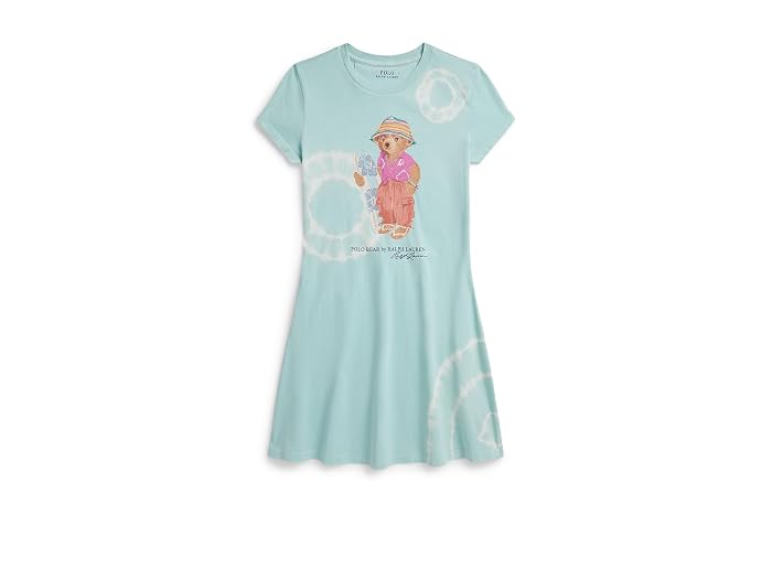 Polo Ralph Lauren Kids Tie-Dye Polo Bear Cotton Jersey Dress (Big Kid)