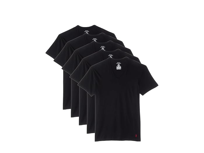 Polo Ralph Lauren 5 Pack Cotton Classic V-Necks
