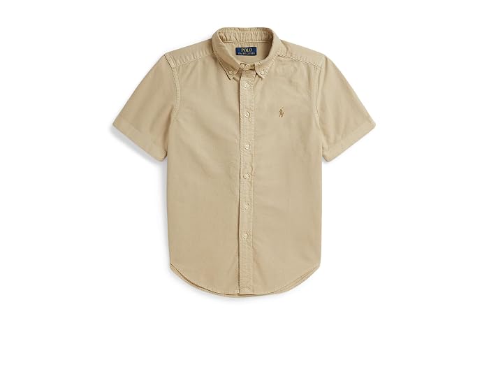 Polo Ralph Lauren Kids Garment-Dyed Cotton Oxford Shirt (Big Kid) - Image 4