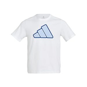 adidas Kids Two-Color Logo Tee (Big Kid)