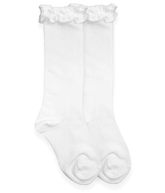 Jefferies Socks Little Girls Ruffle Knee High Socks 1 Pack