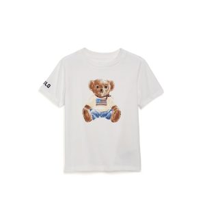 Polo Ralph Lauren Kids Polo Bear Cotton Jersey Tee (Infant)