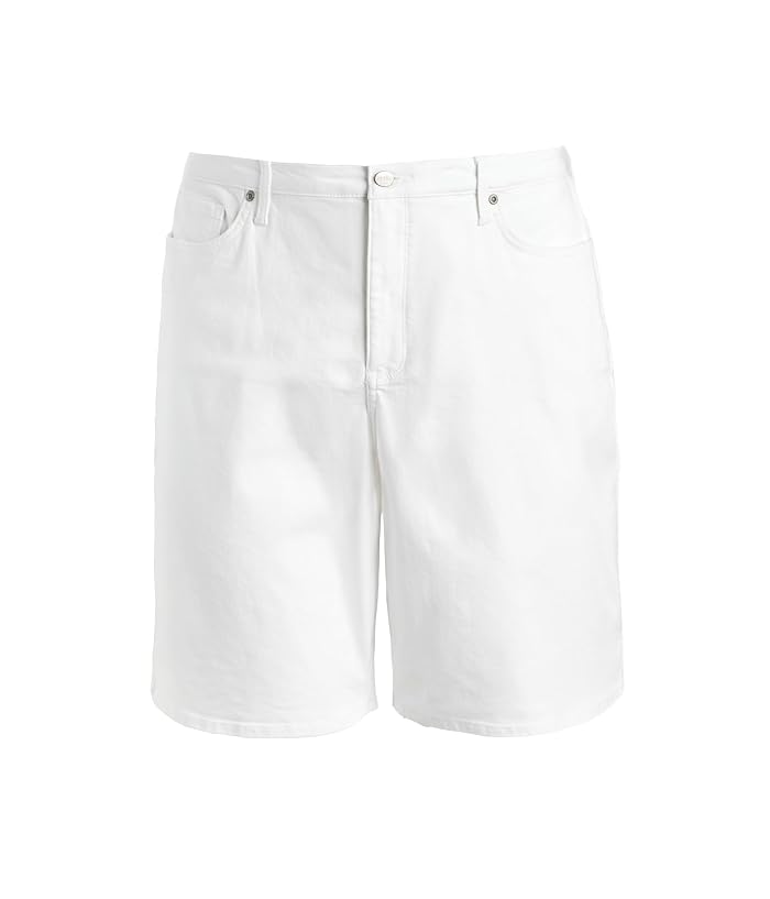 NYDJ Plus Size Lilly Shorts in Optic White