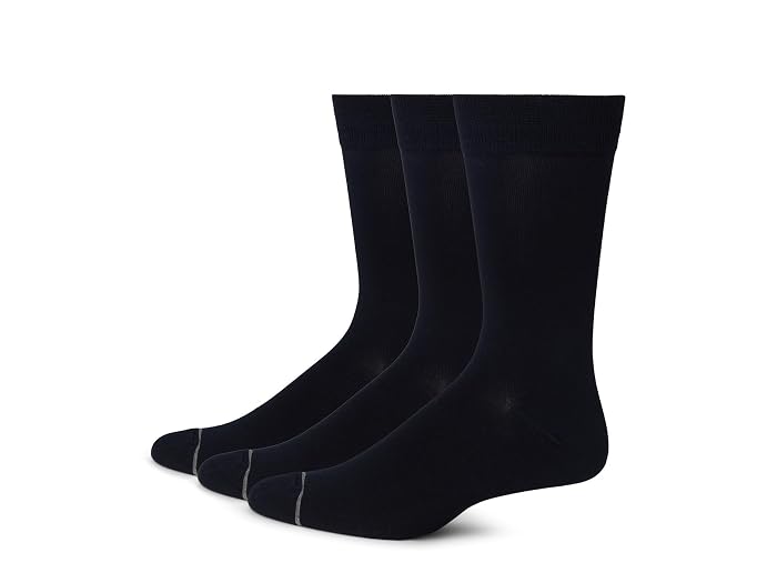 Florsheim Bamboo Flat Crew Dress 3-Pack Socks - Image 3