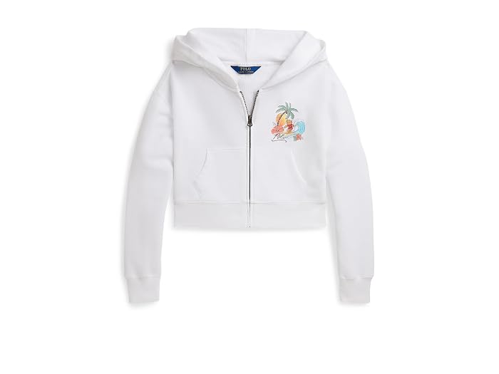 Polo Ralph Lauren Kids Polo Bear Terry Boxy Full Zip Hoodie (Big Kid) - Image 3