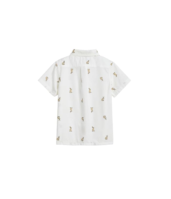 Janie and Jack Bunny Print Button Down Shirt (Toddler/Little Kid/Big Kid) - Image 2