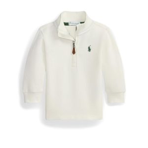 Polo Ralph Lauren Kids Estate-Rib Quarter-Zip Pullover (Infant)
