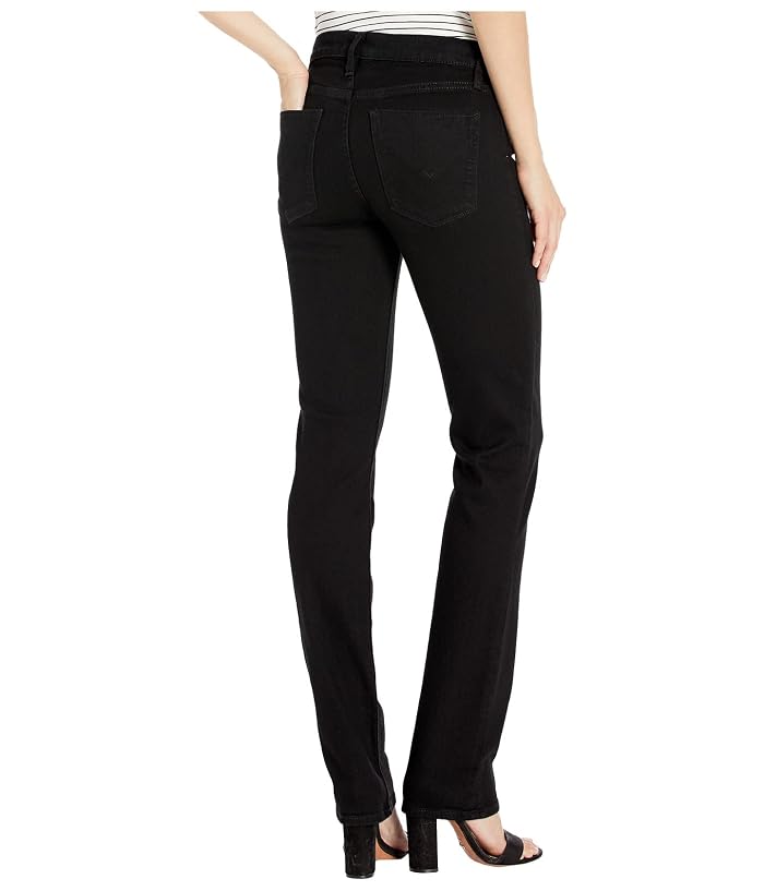 Hudson Jeans Nico Mid-Rise Straight in Black - Image 3