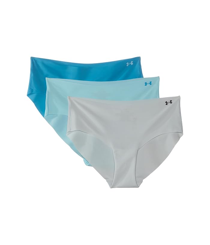 Under Armour Pure Stretch No Show Hipster - Solid 3-Pack - Image 2