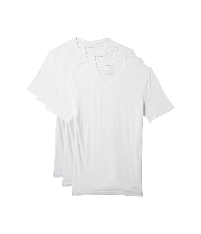Tommy John Second Skin Modal V-Neck Stay Tucked Undershirt 3-Pack - Image 2