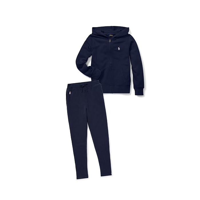 Polo Ralph Lauren Kids French Terry Leggings (Big Kids) - Image 3