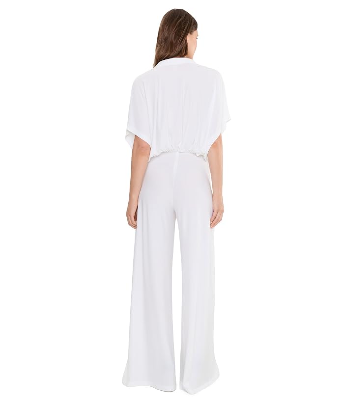 Norma Kamali Super Oversized Sleeveless Boyfriend Neck Jumpsuit - Image 4