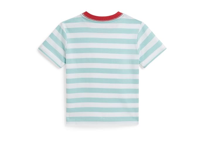 Polo Ralph Lauren Kids Striped Cotton Jersey Pocket Tee (Infant) - Image 2