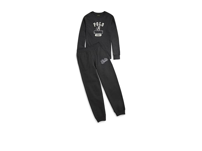 Polo Ralph Lauren Kids Cotton Jersey Graphic Long Sleeve Tee (Big Kid) - Image 3