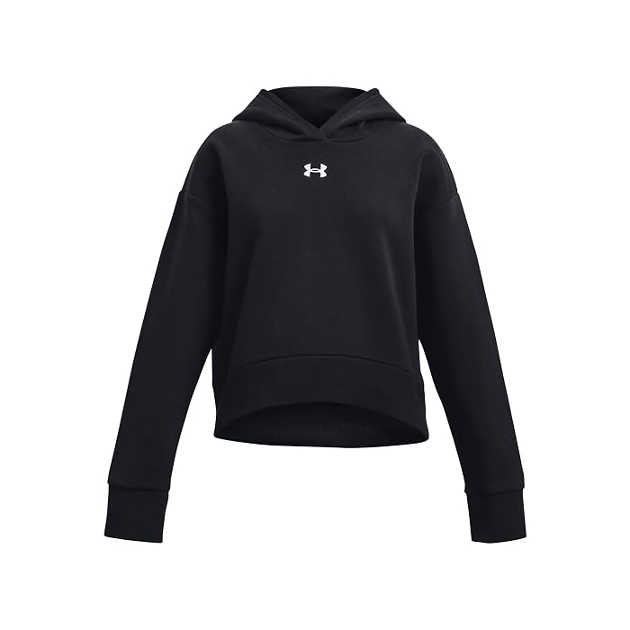 Under Armour Kids Rival Fleece Cropped Hoodie (Big Kids)