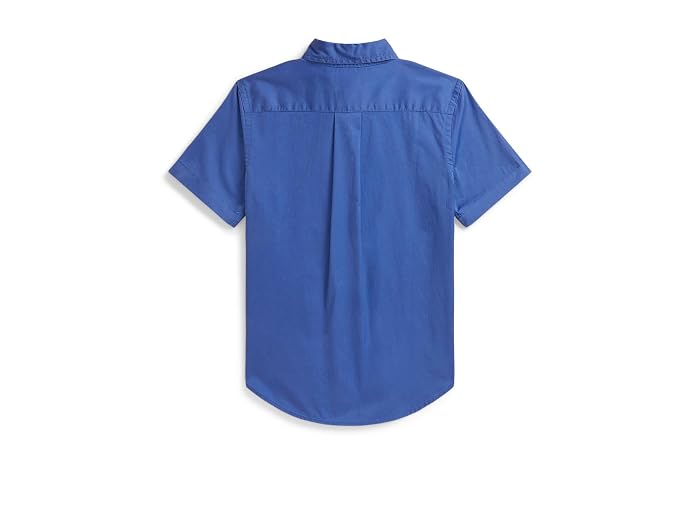 Polo Ralph Lauren Kids Cotton Twill Short Sleeve Shirt (Big Kid) - Image 2