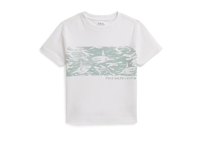 Polo Ralph Lauren Kids Shark-Print Cotton Jersey Tee (Toddler/Little Kid) - Image 3