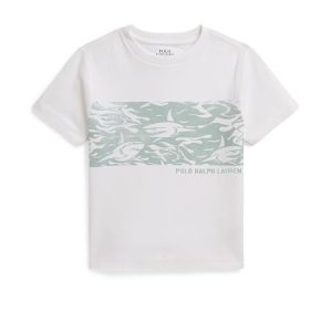 Polo Ralph Lauren Kids Shark-Print Cotton Jersey Tee (Toddler/Little Kid)
