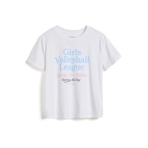 abercrombie kids Volleyball League Oversized Tee (Big Kids)