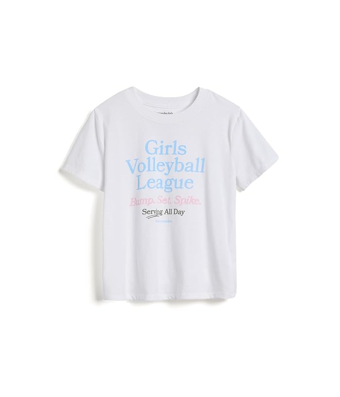 abercrombie kids Volleyball League Oversized Tee (Big Kids)
