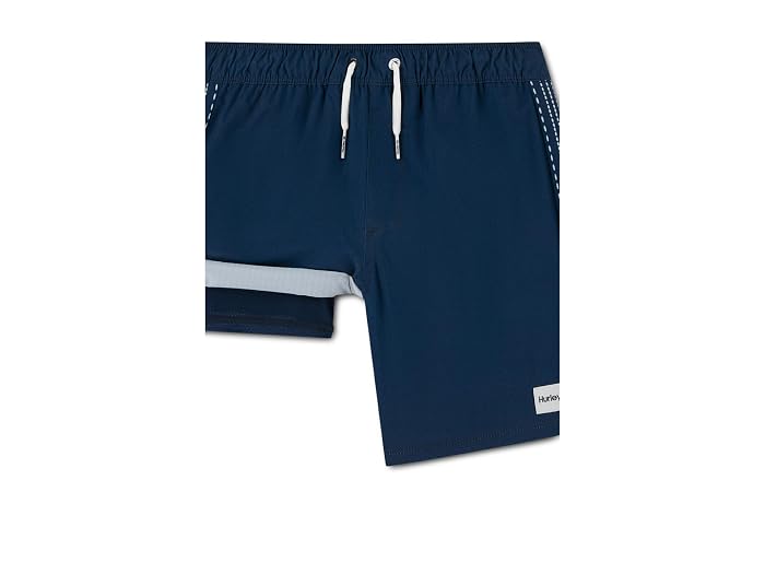 Hurley Kids Panel Seersucker Pull-On Swim Trunks (Big Kid) - Image 3