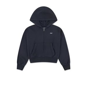 abercrombie kids Essential Full Zip Hoodie (Little Kid/Big Kid)