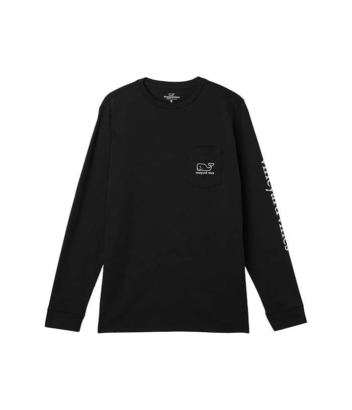 Vineyard Vines Kids Long Sleeve Vintage Whale Pocket Tee (Toddler/Little Kid/Big Kid)
