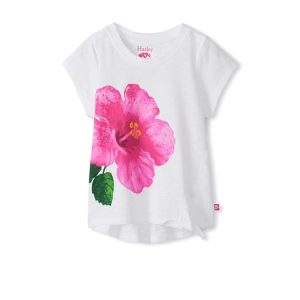 Hatley Kids Hibiscus Tie Front Tee (Toddler/Little Kid/Big Kid)