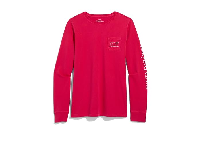 Vineyard Vines Garment-Dyed Vintage Whale Long-Sleeve Pocket Tee - Image 2