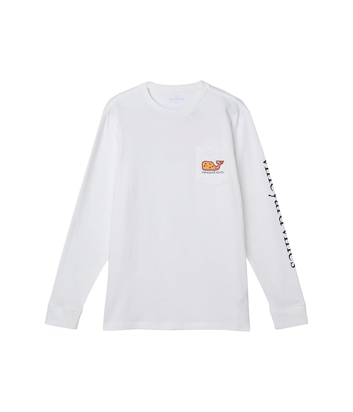 Vineyard Vines Kids Game Day Long Sleeve Pocket Tee (Toddler/Little Kid/Big Kid)
