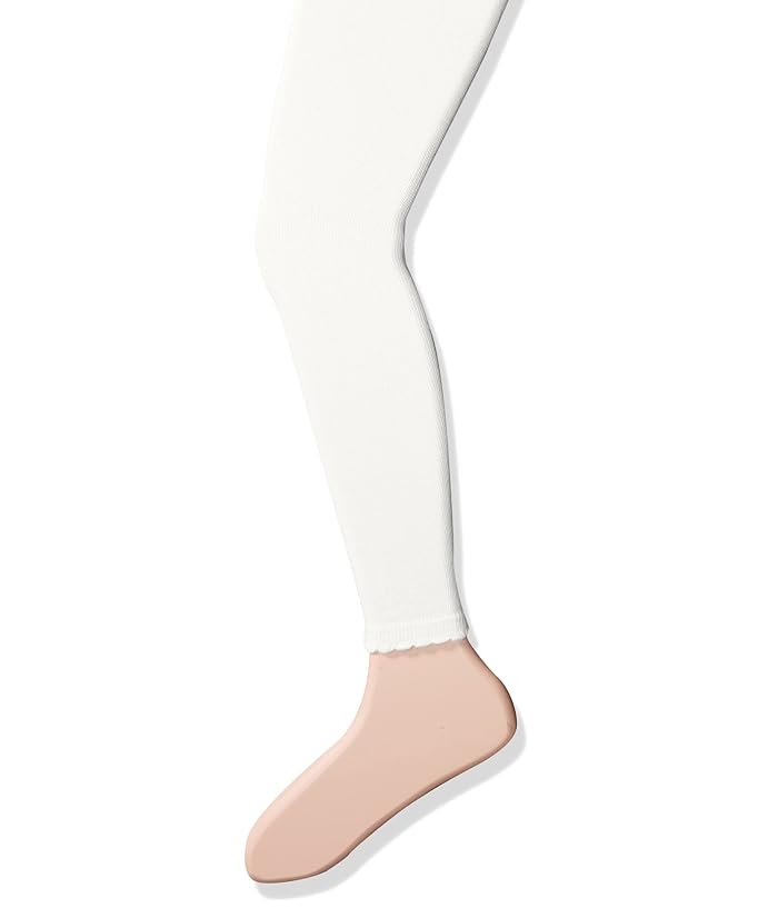 Jefferies Socks Girls' Little Cotton Footless Tights with Scalloped Edge - Image 3