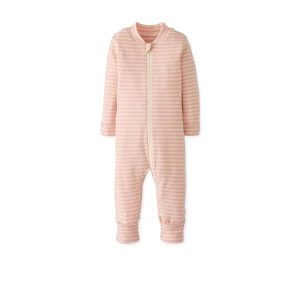 Hanna Andersson Striped 2-Way Zip Sleeper in Hannasoft (Infant/Toddler)