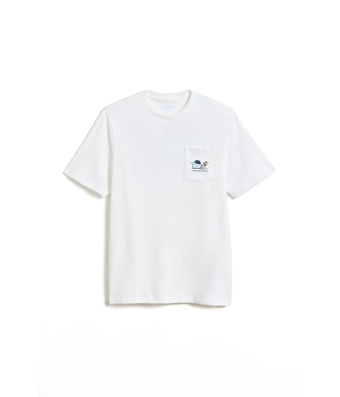 Vineyard Vines Kids Blue Baseball Whale Short Sleeve Tee(Toddler/Little Kid/Big Kid)