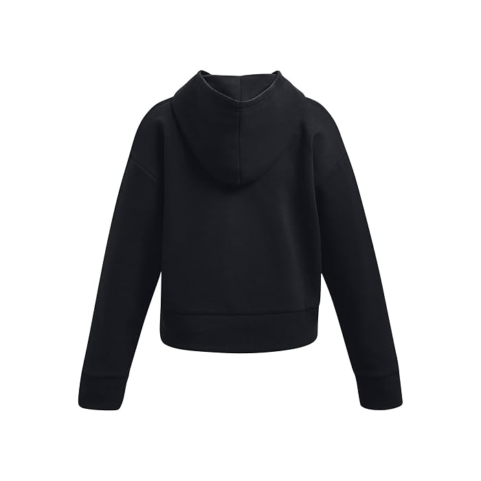 Under Armour Kids Rival Fleece Cropped Hoodie (Big Kids) - Image 2