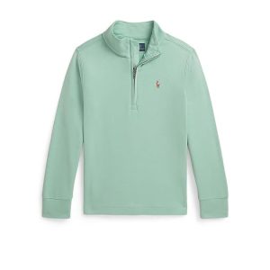 Polo Ralph Lauren Kids Cotton Interlock 1/4 Zip Pullover (Toddler/Little Kid)